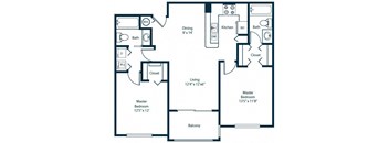 B4 Floorplan at Windsor Coconut Creek, Coconut Creek, Florida