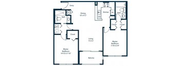 B5 Floorplan at Windsor Coconut Creek, Florida