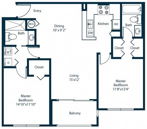 B5 Floorplan at Windsor Coconut Creek, Florida