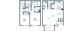 B6 Floorplan at Windsor Coconut Creek, Coconut Creek, FL, 33073
