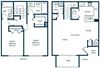 B6 Floorplan B6 Floorplan at Windsor Coconut Creek, Coconut Creek, FL, 33073