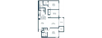 C1 Floorplan at Windsor Coconut Creek, Coconut Creek, FL