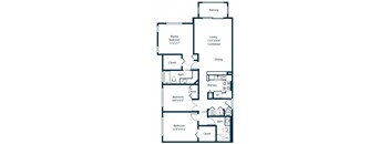 C2 Floorplan at Windsor Coconut Creek, Coconut Creek, 33073