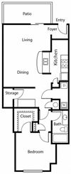 A1 Floor Plan A1 Floor Plan at Windsor Coral Springs, Florida, 33067