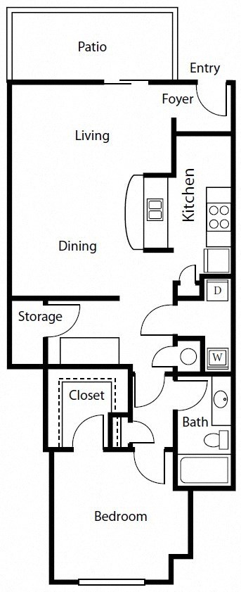 A1R Floor Plan at Windsor Coral Springs, Coral Springs, FL