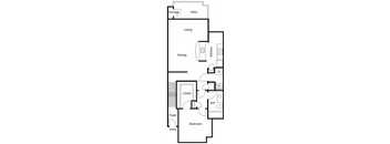 A2 Floor Plan at Windsor Coral Springs, Coral Springs, 33067