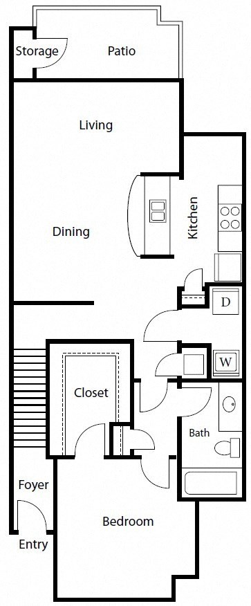 A2 Floor Plan at Windsor Coral Springs, Coral Springs, 33067