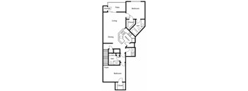 B1A Floor Plan at Windsor Coral Springs, Coral Springs, FL, 33067