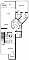 B1A Floor Plan B1A Floor Plan at Windsor Coral Springs, Coral Springs, FL, 33067