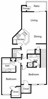 B3R Floor Plan B3R Floor Plan at Windsor Coral Springs, Coral Springs, Florida