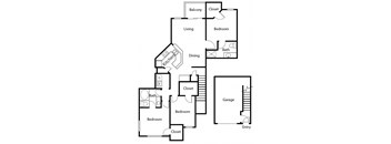 C1G Floor Plan at Windsor Coral Springs, Florida