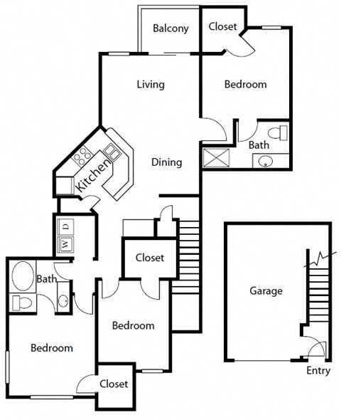 C1G Floor Plan at Windsor Coral Springs, Florida