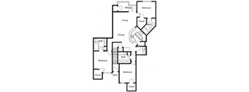 C3 Floor Plan at Windsor Coral Springs, Coral Springs, 33067