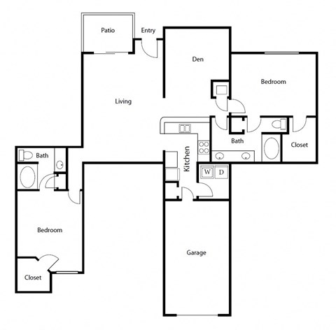 C4G Floor Plan at Windsor Coral Springs, Coral Springs, Florida