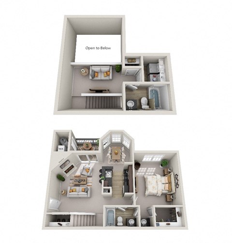 A3 Floor Plan at Windsor Kingstowne,  6050 Edgeware Ln. Alexandria, VA 22315