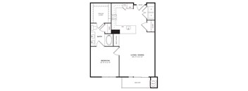 A3 Floor Plan at Windsor Lantana Hills, Austin, TX 78735