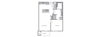 A2 Floor Plan at Windsor Lantana Hills, Austin, TX 78735