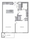 A2 Floor Plan at Windsor Lantana Hills, Austin, TX 78735