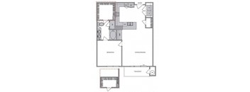 A3 Floor Plan at Windsor Lantana Hills, Austin, TX 78735