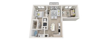 A2D Fantasia, a floorplan at Windsor Ludlam Trail in Miami, FL.