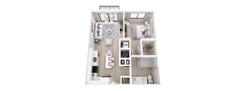 A3 Entice, a floorplan at Windsor Ludlam Trail in Miami, FL.
