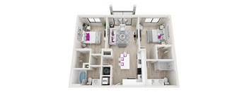 B2 Sparkle, a floorplan at Windsor Ludlam Trail in Miami, FL.