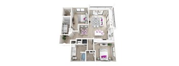 B4 Splendor, a floorplan at Windsor Ludlam Trail in Miami, FL.