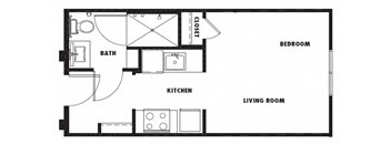 S1 floor plan at Windsor Metro West, Texas, 75024
