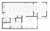 A3 floor plan at Windsor Oak Hill, Austin, Texas