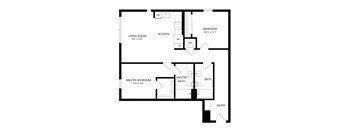 2 bed 2 bath Floor Plan - C10 at Windsor Queen Anne, Seattle 