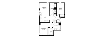 2 bed 2 bath Floor Plan - C7 at Windsor Queen Anne, Washington