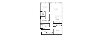 2 bed 2 bath Floor Plan - C8 at Windsor Queen Anne, Seattle Washington