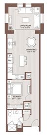 A2 Floorplan A2 Floorplan at Windsor Radio Factory, Melrose, MA, 02176