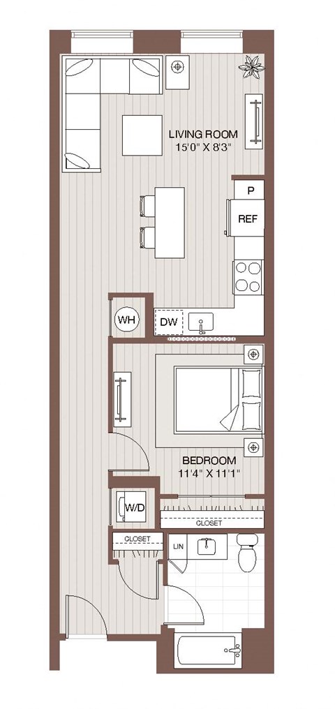 A3 Floorplan at Windsor Radio Factory, Melrose, MA