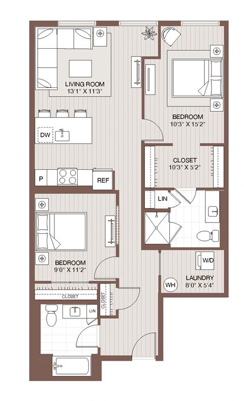 B5 Floorplan at Windsor Radio Factory, Melrose