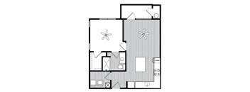 A1 Floor Plans at Windsor Republic Place, Austin, 78727