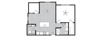 A2 Floor Plans at Windsor Republic Place, Austin, 78727