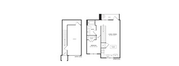 1 Bedroom 1 Bathroom Floor Plan at Windsor Ridge, Texas