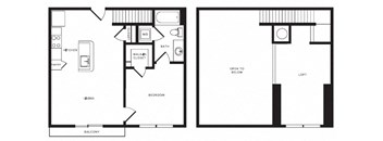 A2L floor plan at Windsor Shepherd, Texas, 77007