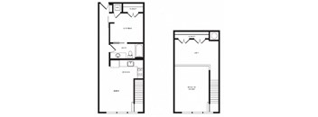A3L floor plan at Windsor Shepherd, Texas, 77007