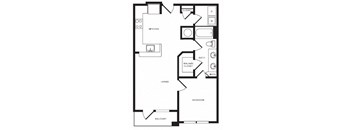 A4 floor plan at Windsor Shepherd, Texas, 77007