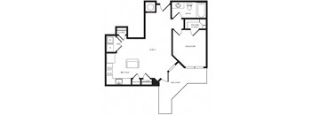 A5 floor plan at Windsor Shepherd, Texas, 77007