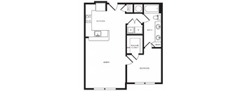 A6 floor plan at Windsor Shepherd, Texas, 77007