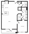 A7 floor plan at Windsor Shepherd, Texas, 77007