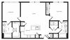 B1 floor plan at Windsor Shepherd, Texas, 77007