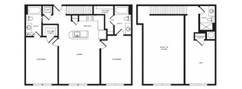 B3L floor plan at Windsor Shepherd, Texas, 77007