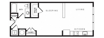 S1 floor plan at Windsor Shepherd, Texas, 77007