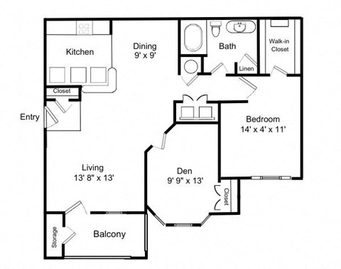 a floor plan of a house