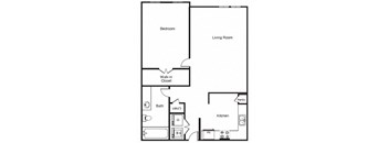 A2 Floor Plan at Windsor West Lemmon, Dallas, Texas