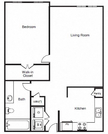 A2 Floor Plan at Windsor West Lemmon, Dallas, Texas